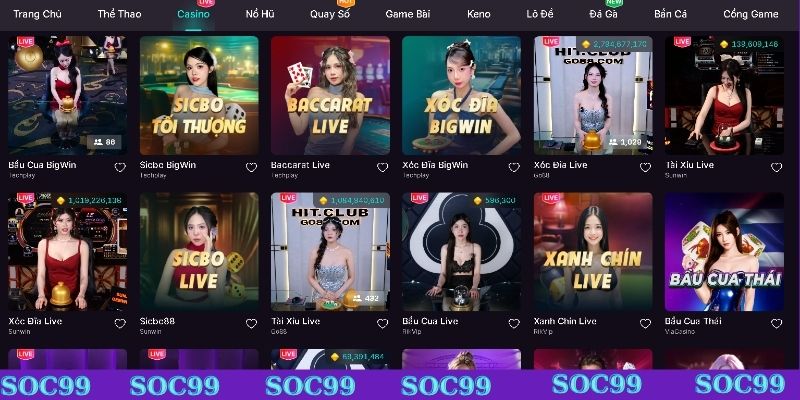 Chơi casino nhận thưởng hấp dẫn